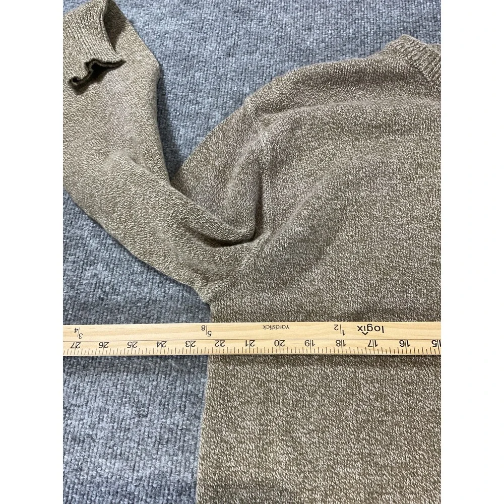 Woolrich Sweater Mens XL Tan Crewneck Knit Pullover Casual Outdoor Warm Classi